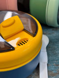 900ml Round Insulated Food Container with Viewing Window