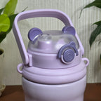 850ml Cute Bear Ear Kids Insulated Bottle with Handle
