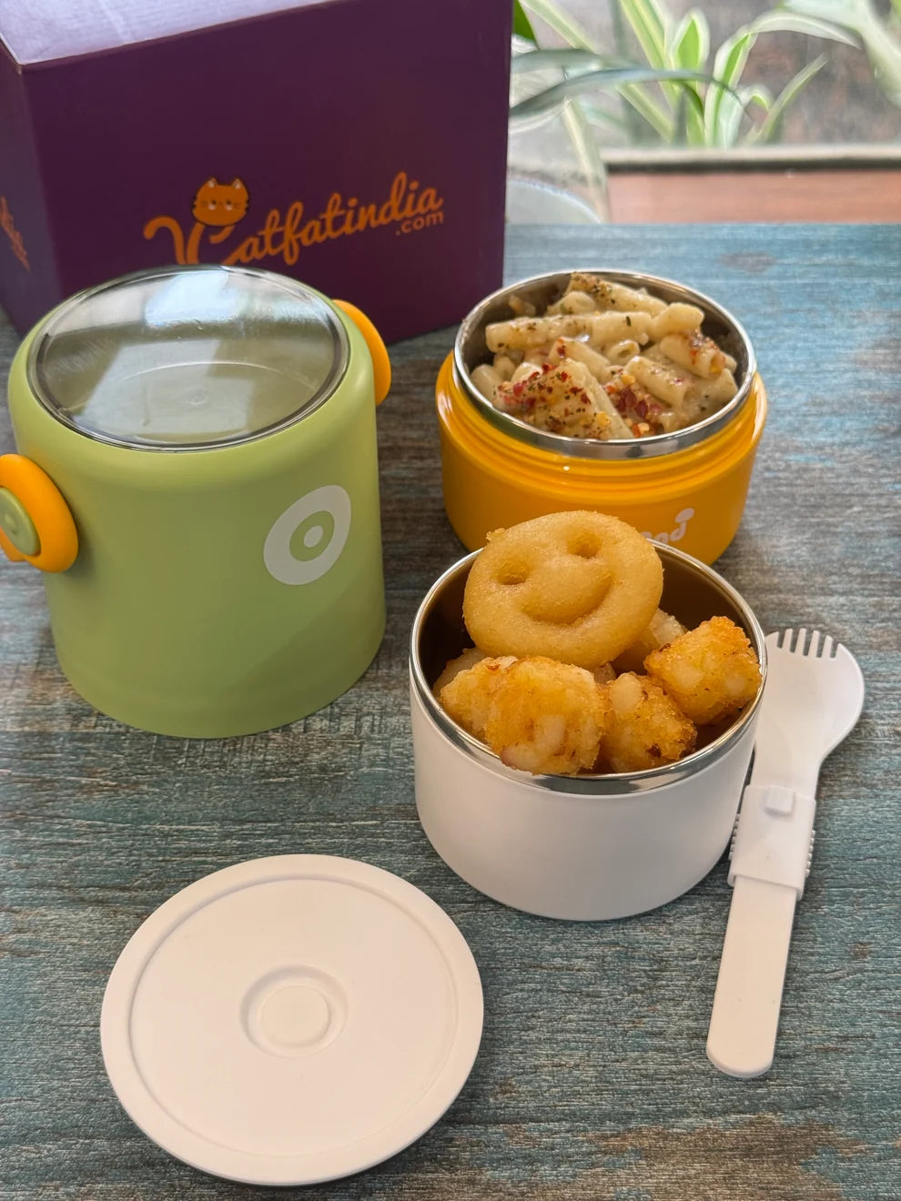 820ml Insulated Pot-Style Lunch Container "FreeAnd"