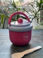 500ml Insulated Pot-Style Lunch Container with Gold Knob "FreeAnd"