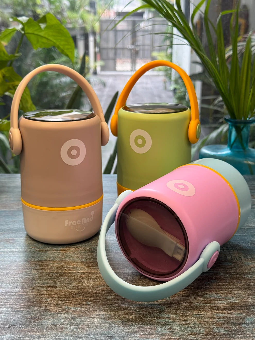 820ml Insulated Pot-Style Lunch Container "FreeAnd"