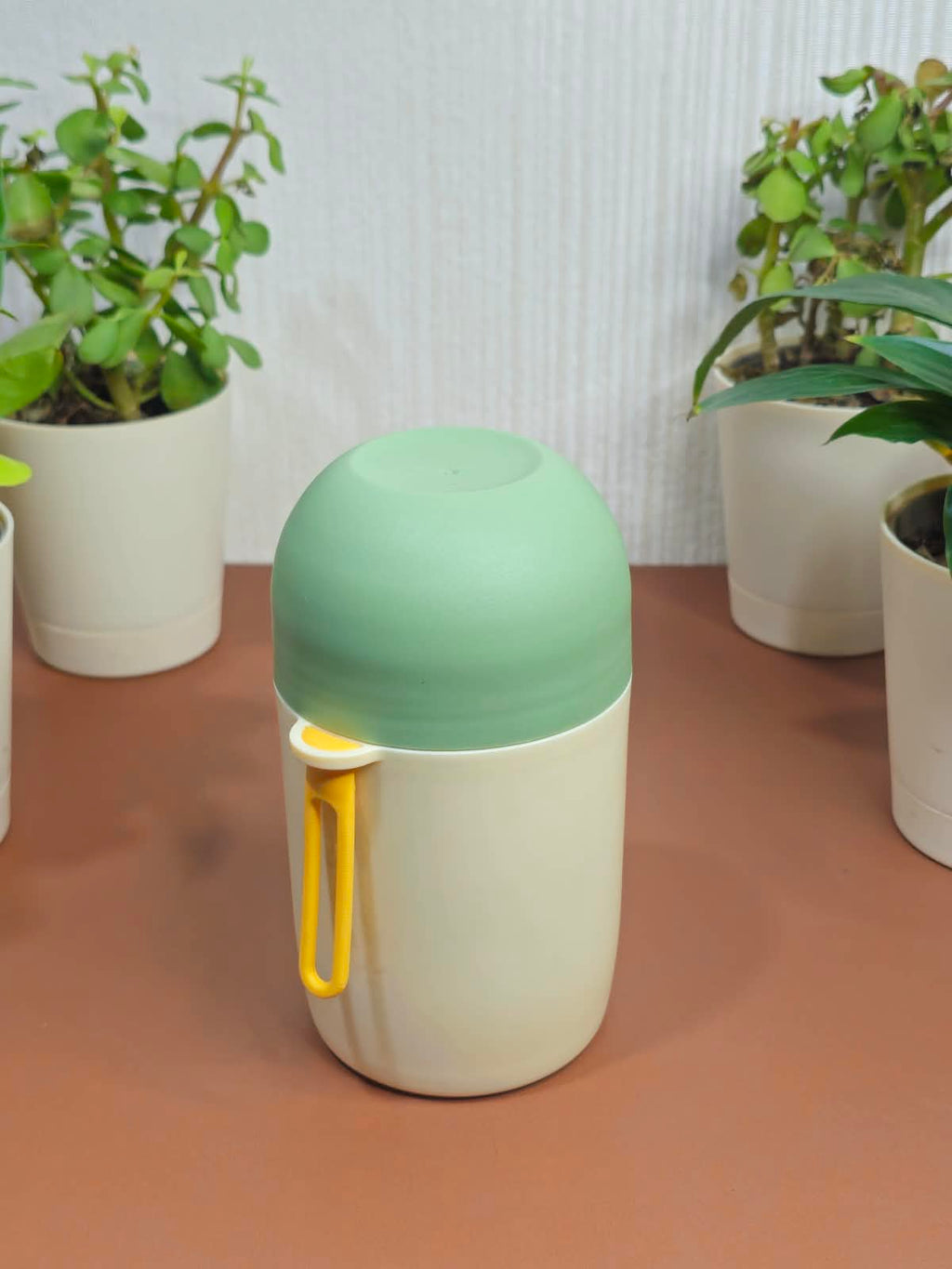 580ml Printed Insulated Food Container with Snack Bowl