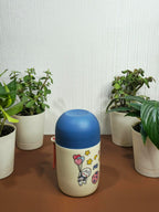 580ml Printed Insulated Food Container with Snack Bowl