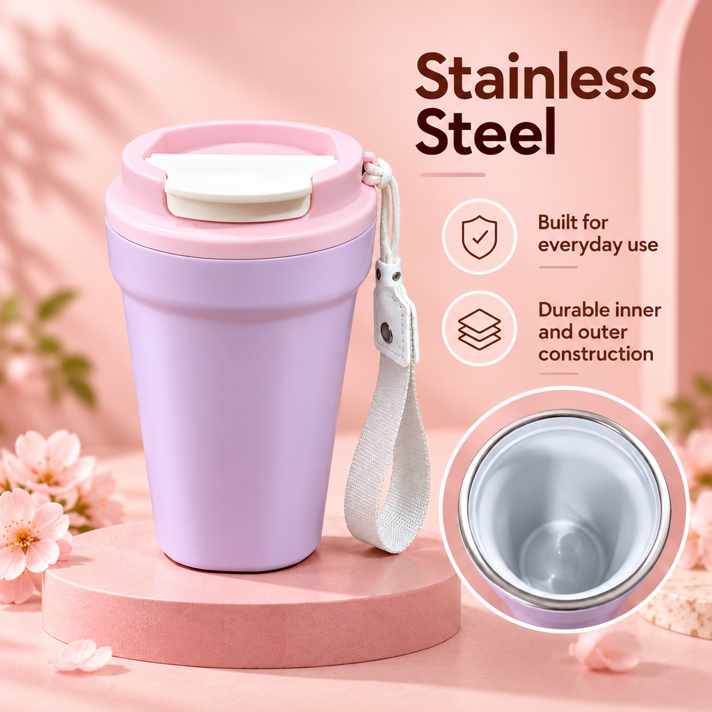 500ml insulated coffee mug lifestyle