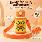 400ml kids duckling insulated bottle