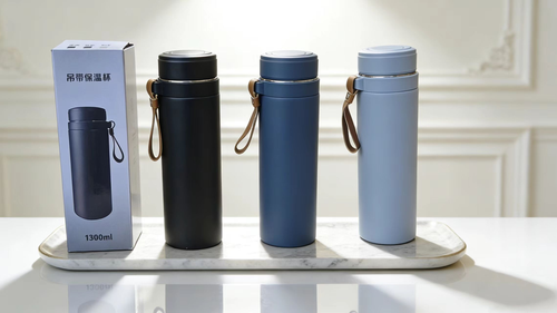 1300ml Large Vacuum Flask with Strap