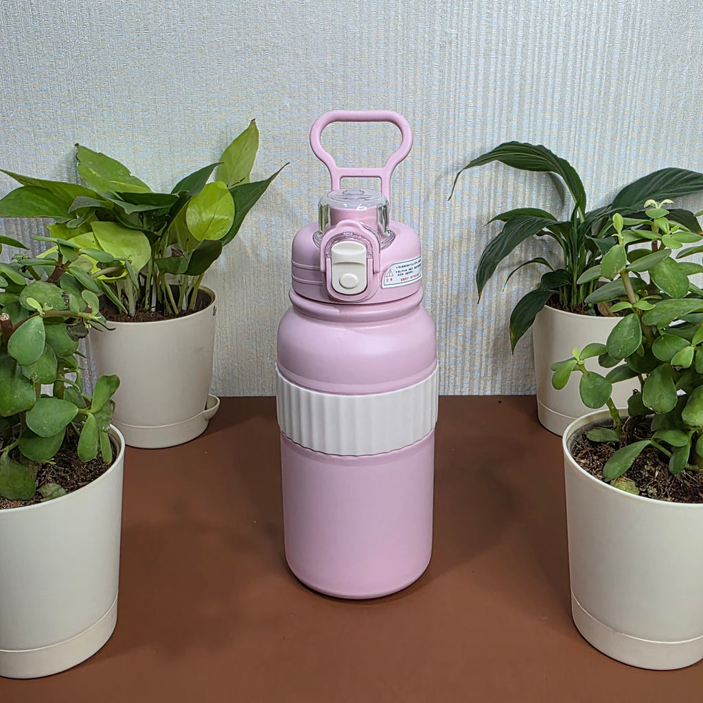 800ml sports insulated bottle with carry handle