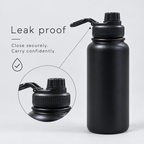 1000ml insulated bottle, leak-proof lid detail