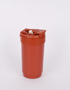 450ml dual-drink coffee cup with strap