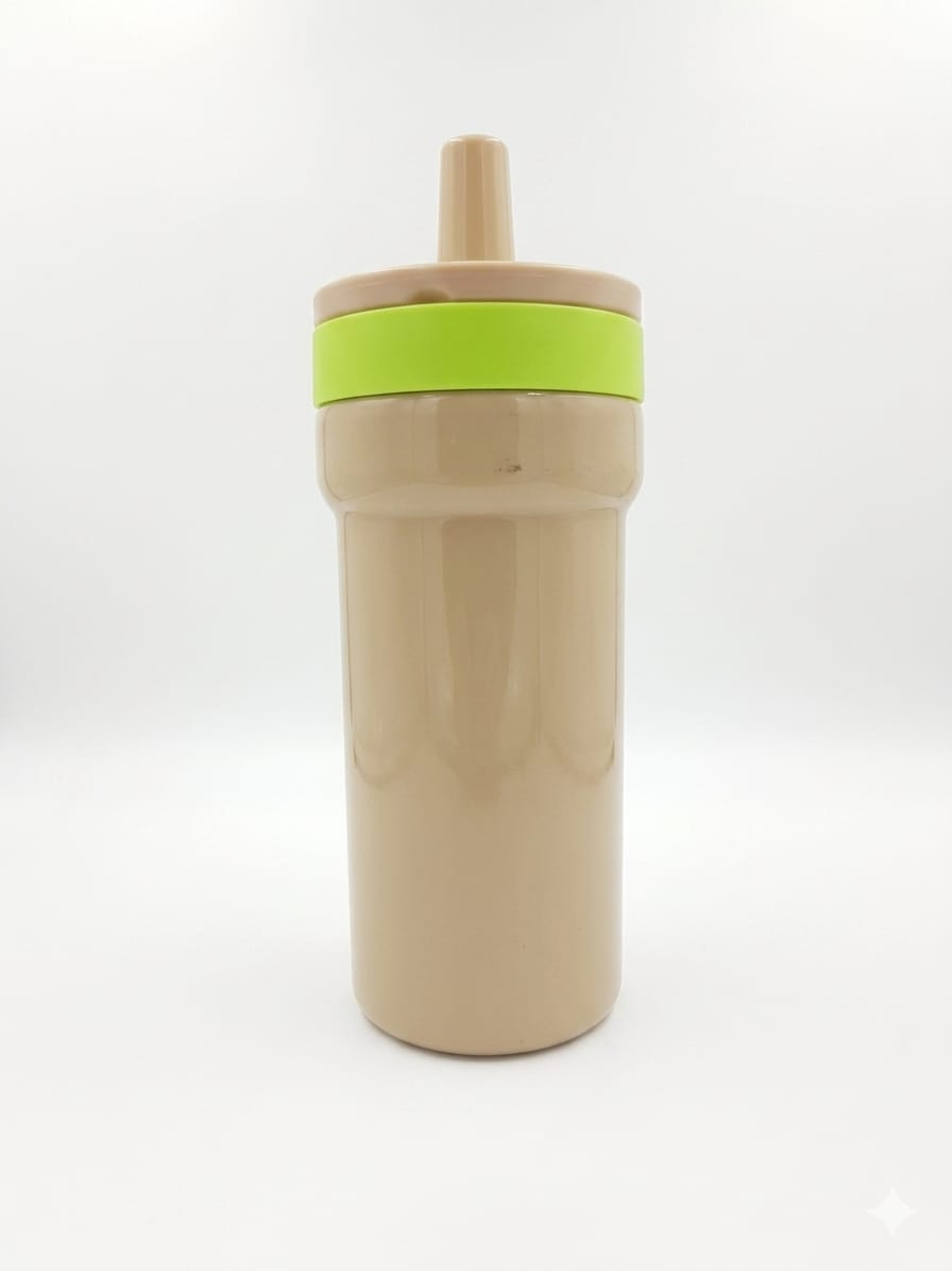 900ml insulated straw bottle