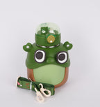 600ml kids 3D cartoon insulated bottle with strap