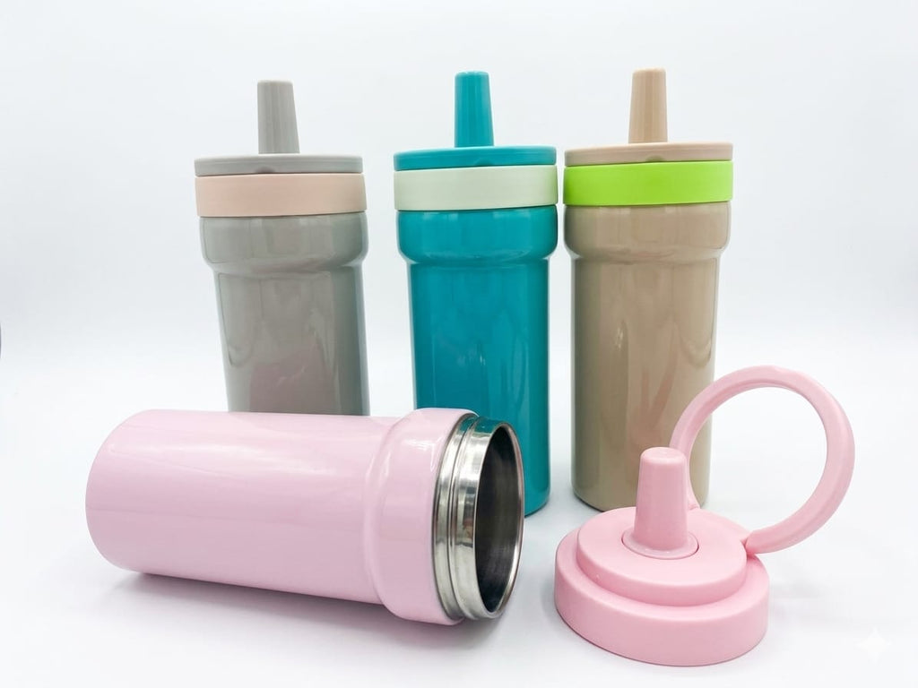 900ml insulated straw bottle