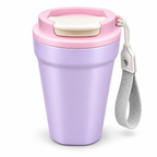 Pink 500ml insulated coffee mug