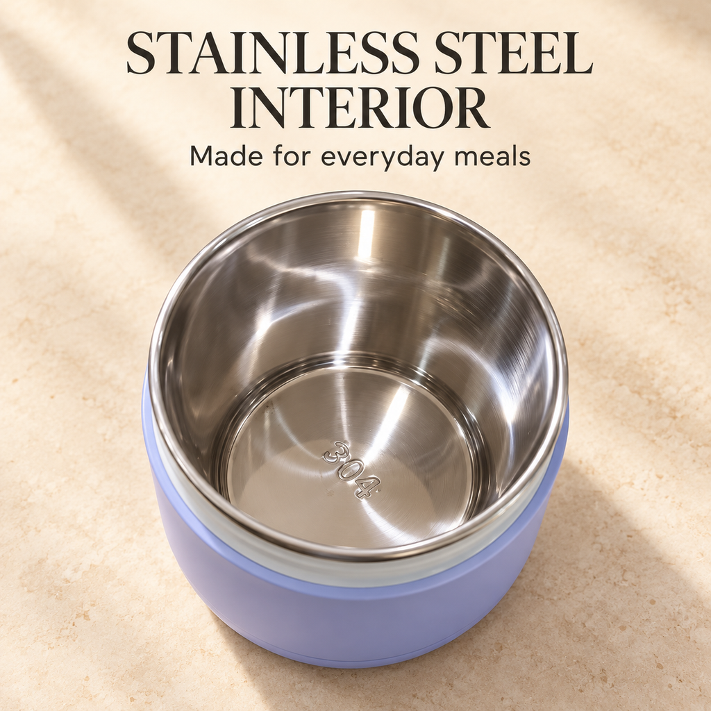 451ml cat-ear insulated food container