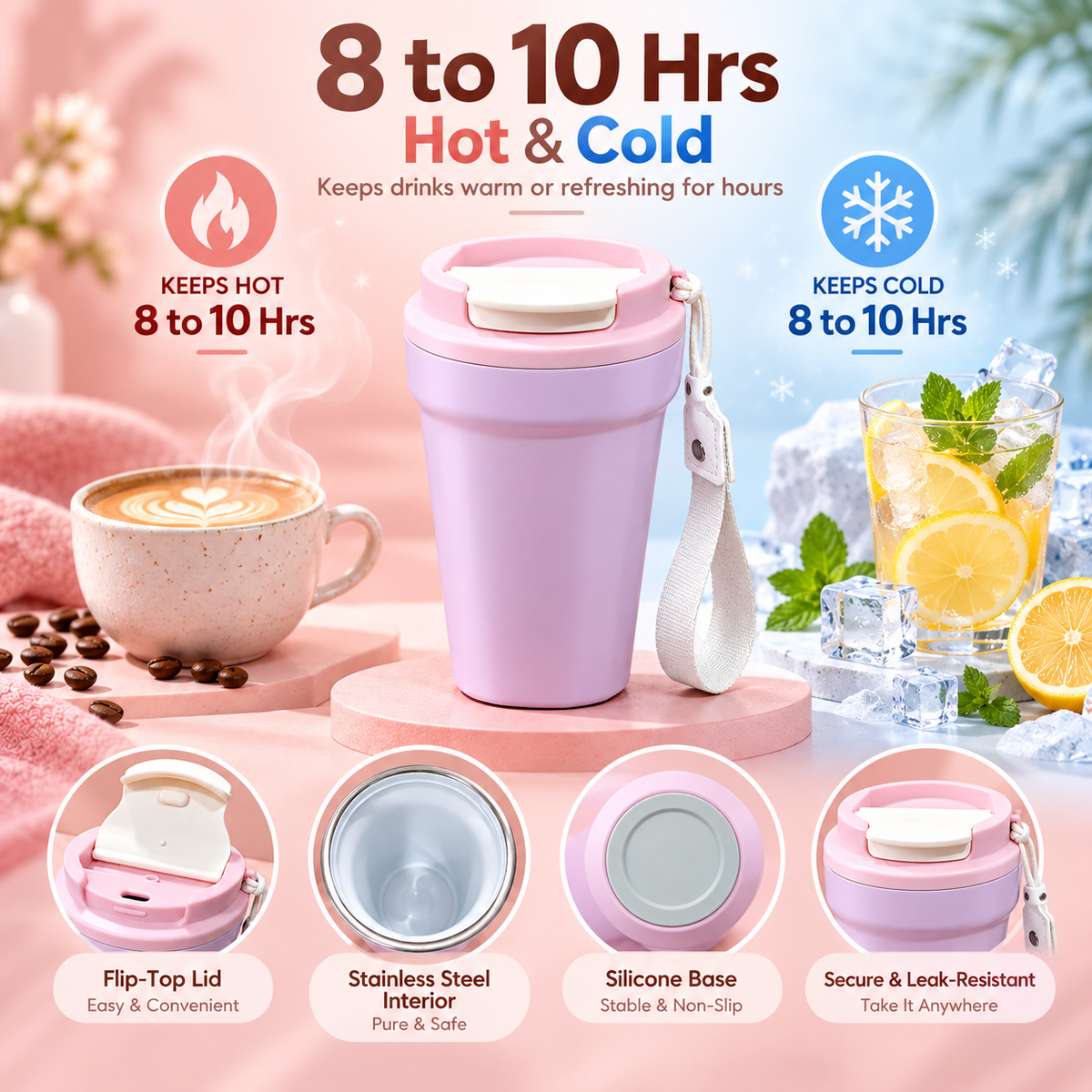 500ml insulated coffee mug lifestyle