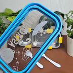 Rectangular stainless steel lunch box