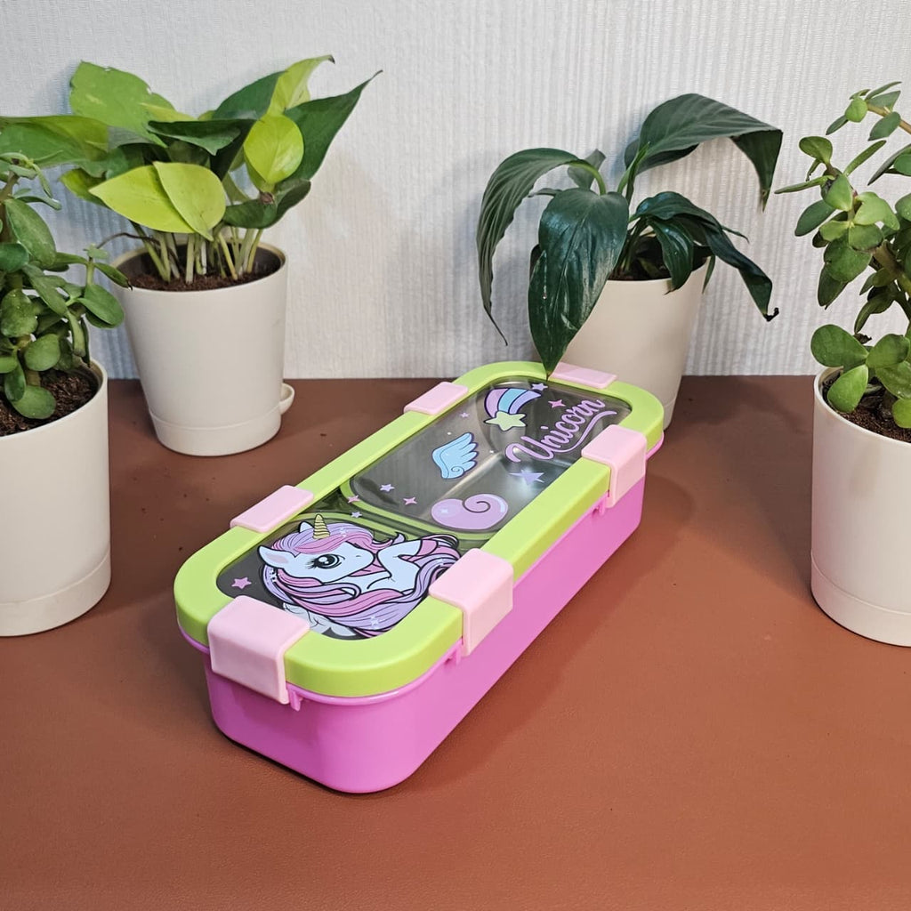 Rectangular stainless steel lunch box
