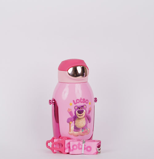 450ml kids character insulated bottle with shoulder strap