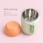 Wide opening for easy access