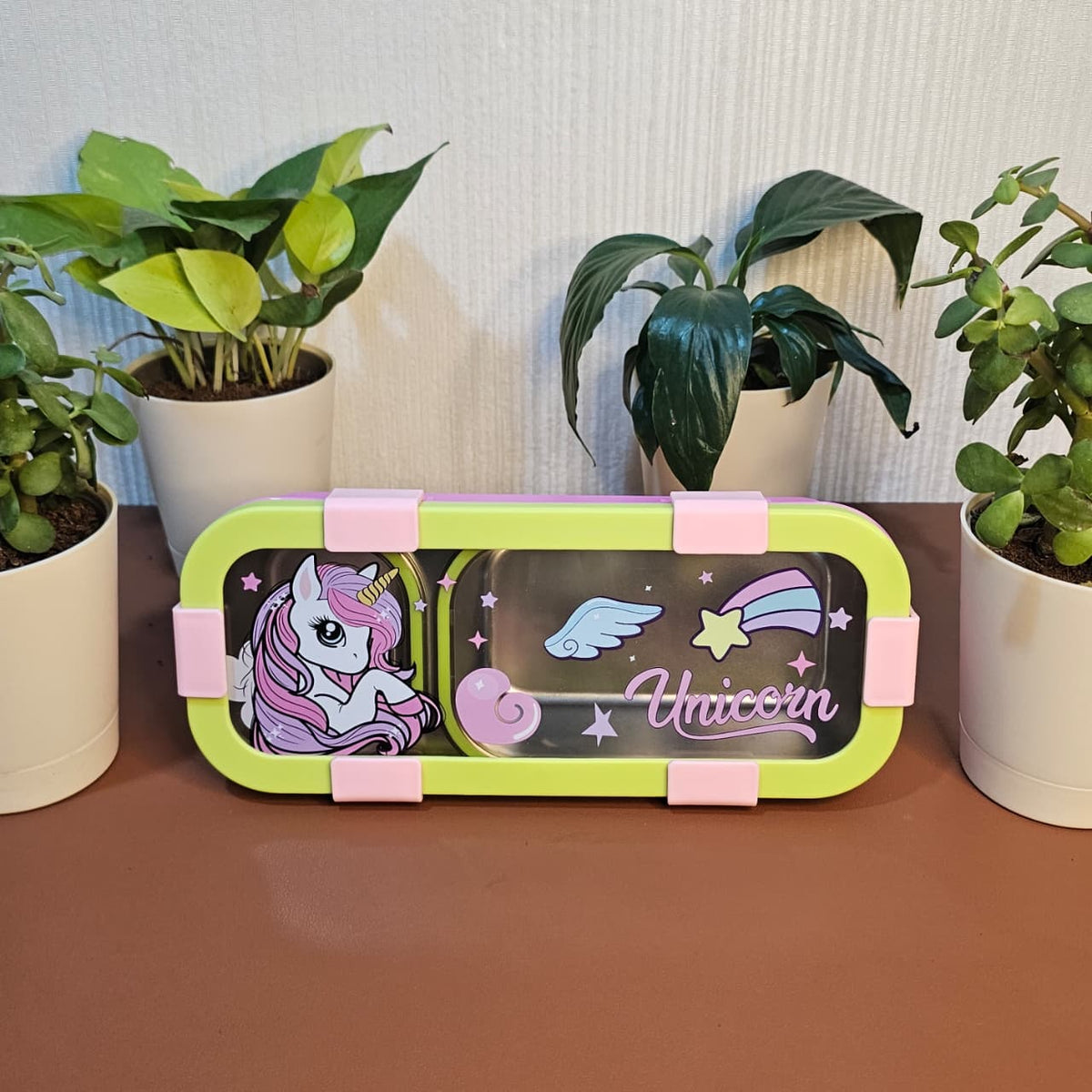 Rectangular stainless steel lunch box