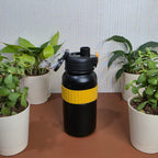 800ml sports insulated bottle with carry handle