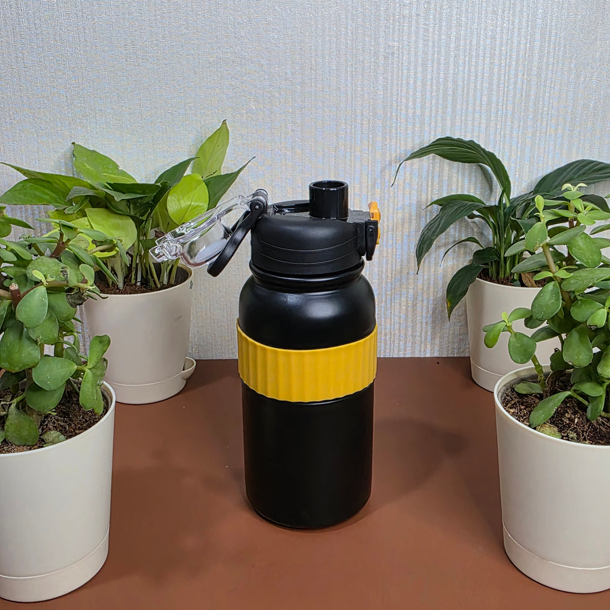800ml sports insulated bottle with carry handle