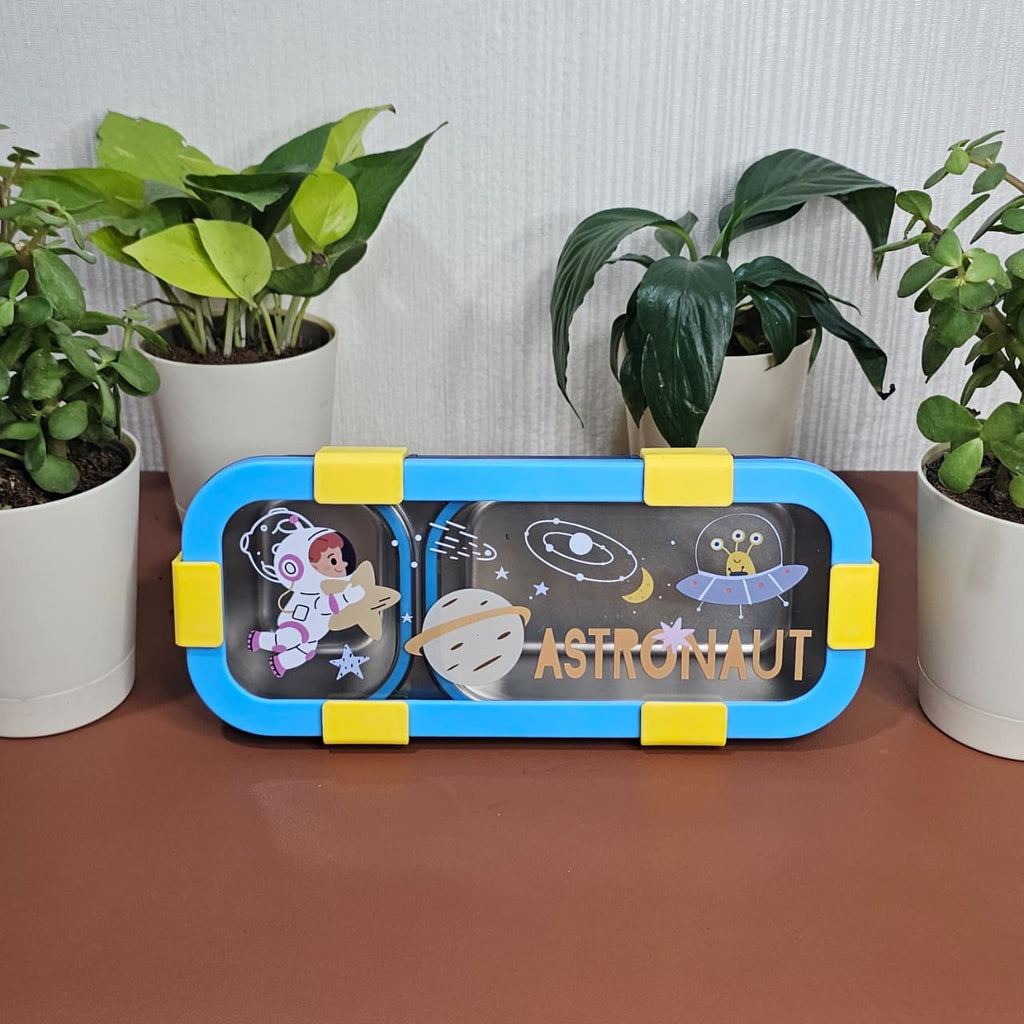 Rectangular stainless steel lunch box