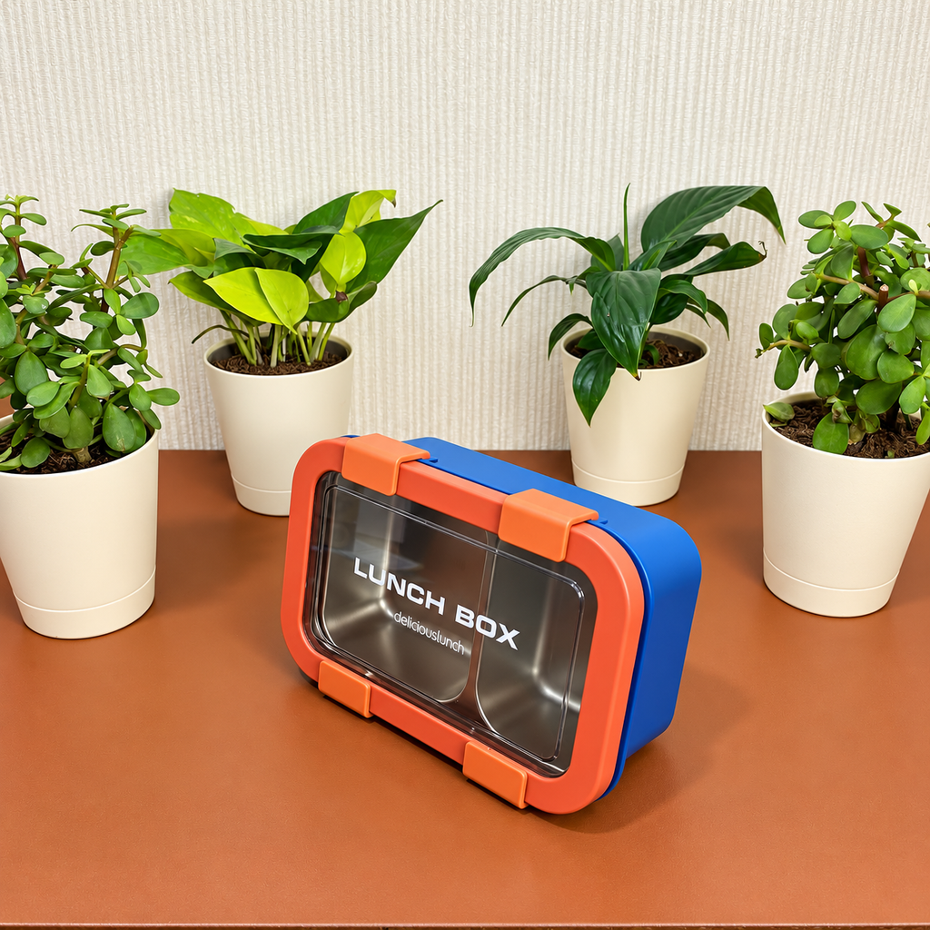 800ml stainless steel divided lunch box