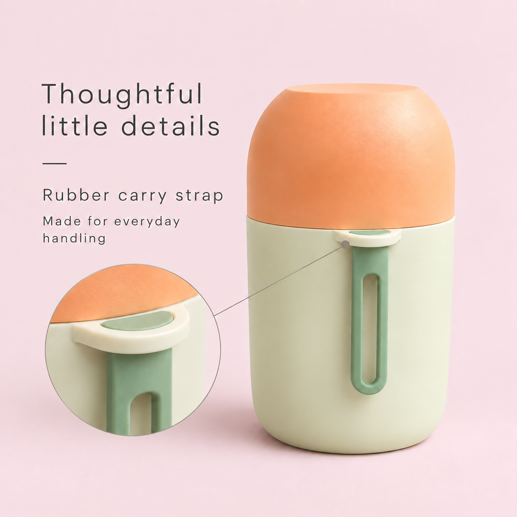 580ml printed insulated food container