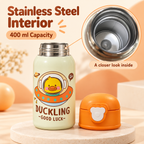 400ml kids duckling insulated bottle