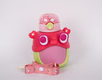 600ml kids 3D cartoon insulated bottle with strap