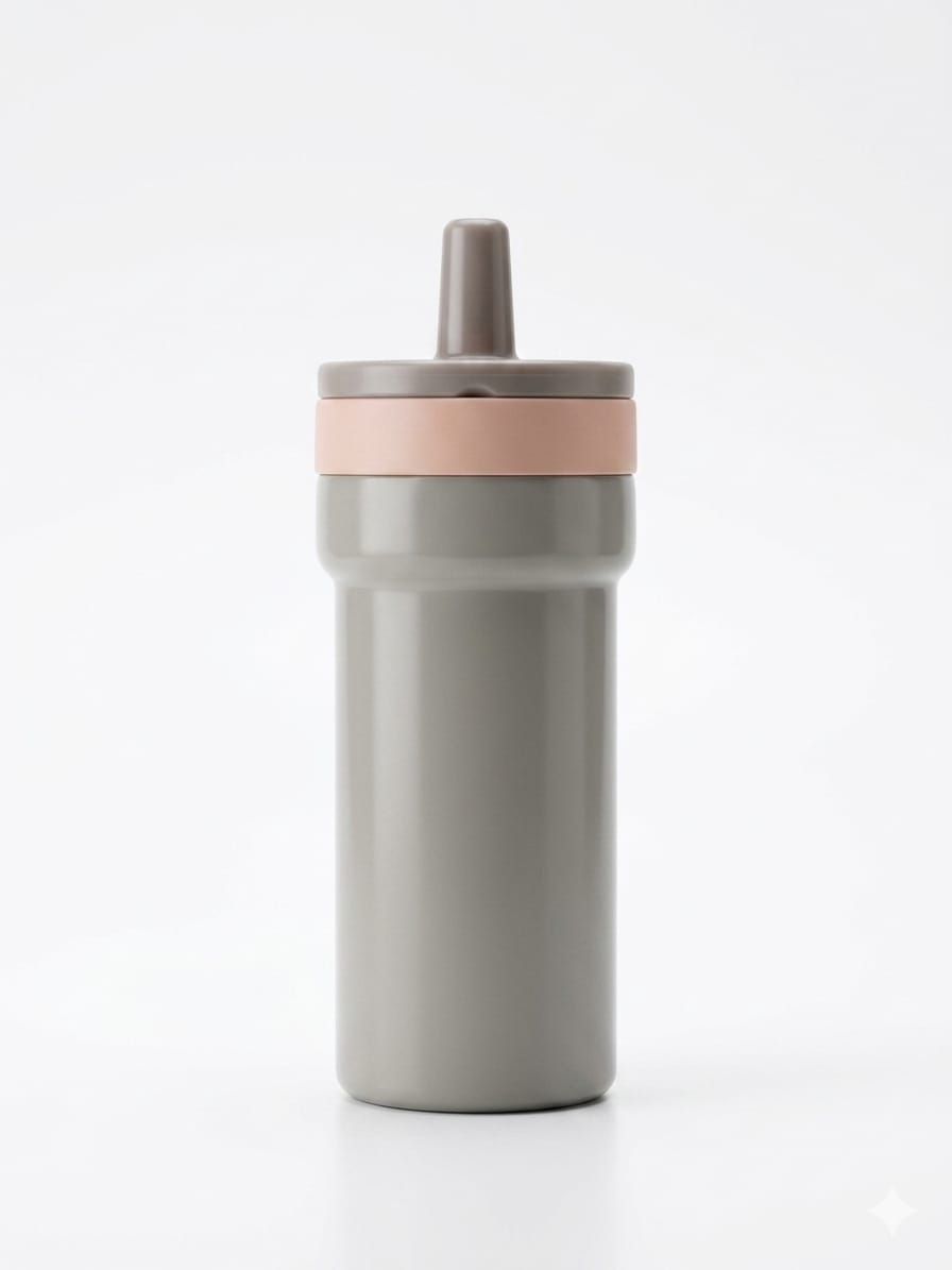 900ml insulated straw bottle