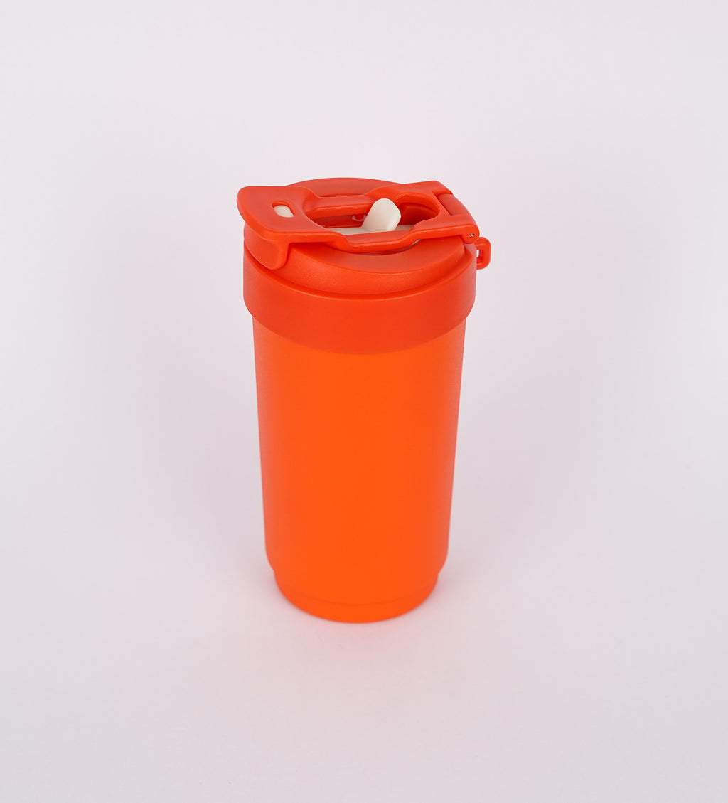 450ml dual-drink coffee cup with strap