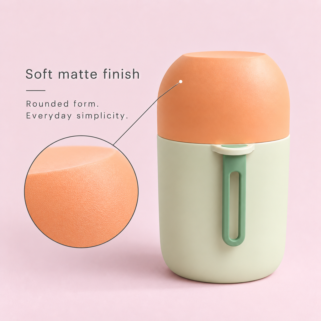 Soft matte finish detail