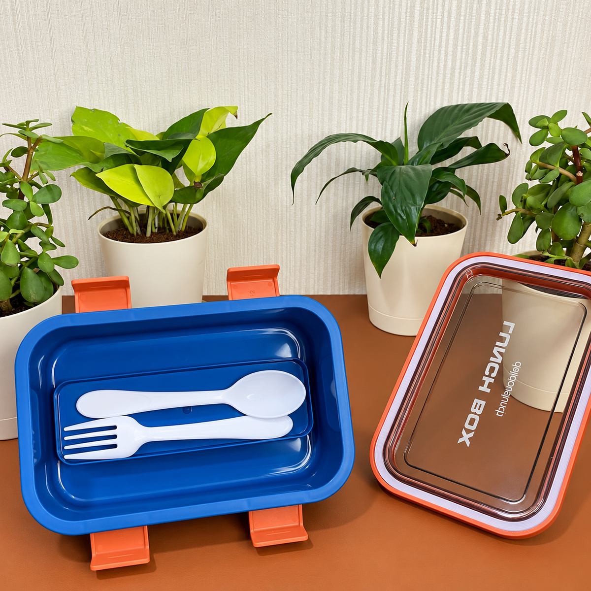 800ml stainless steel divided lunch box