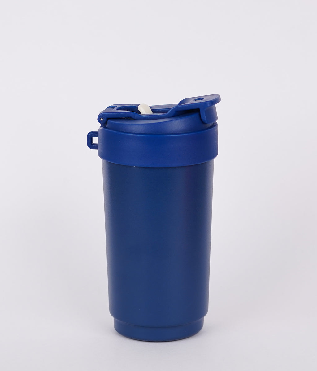 450ml dual-drink coffee cup with strap
