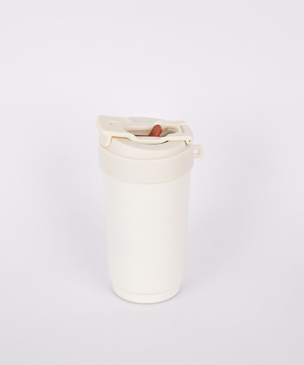 450ml dual-drink coffee cup with strap