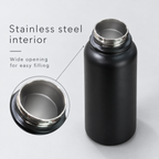1000ml insulated bottle, stainless steel interior
