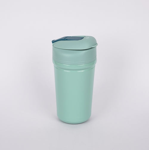 450ml silicone grip coffee tumbler with straw lid