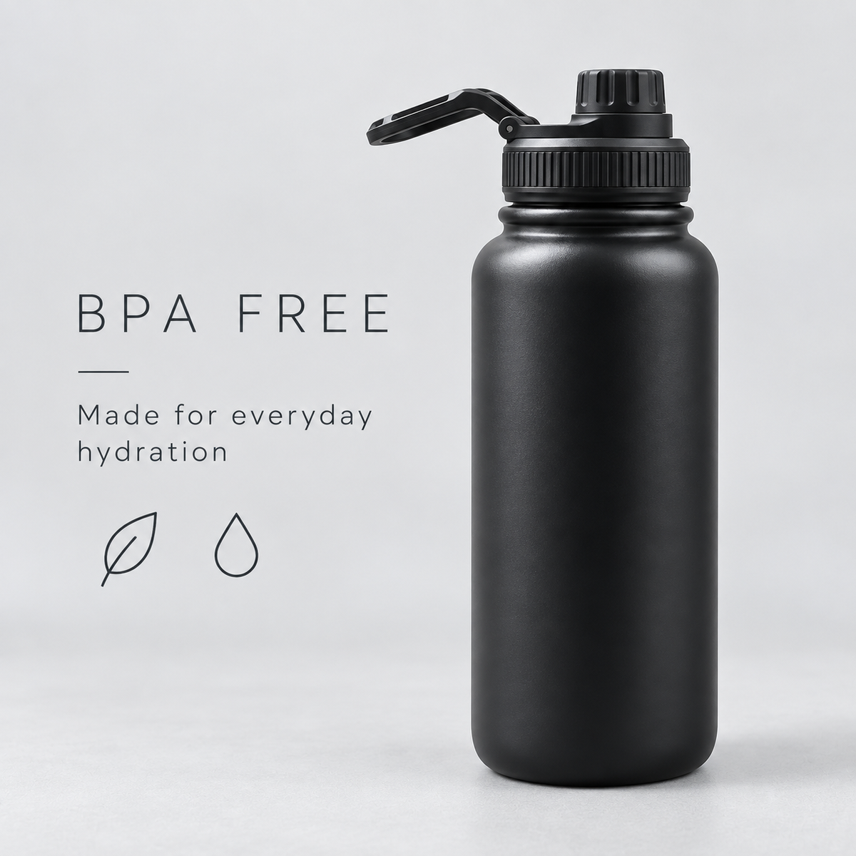 1000ml insulated bottle, BPA-free