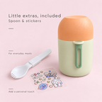 580ml printed insulated food container