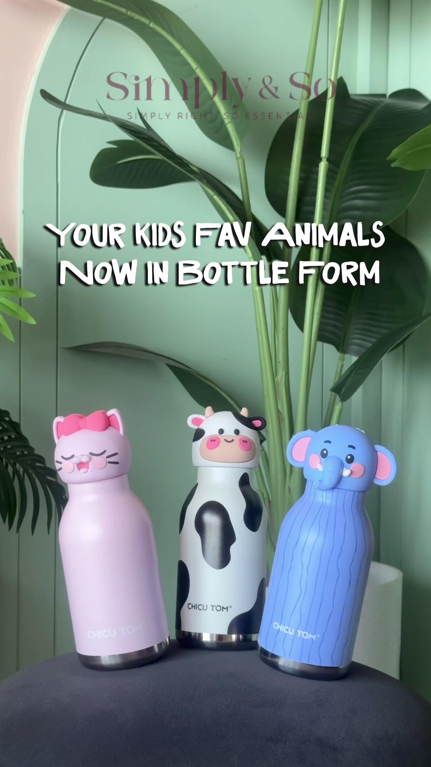 3D Animal Bottles